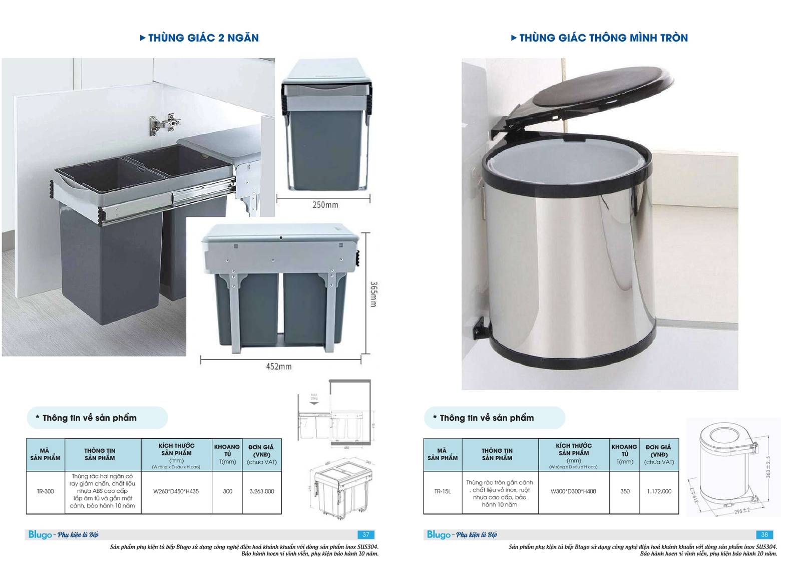 Thiết bị bếp BLUGO Catalogue và Bảng giá mới nhất tại Bình Dương /Page 19